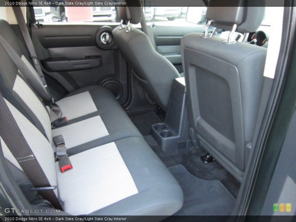 Dark Slate Gray/Light Slate Gray Interior Rear Seat for the 2010 Dodge Nitro SE 4x4 #73966720