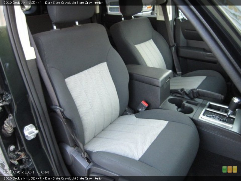 Dark Slate Gray/Light Slate Gray Interior Front Seat for the 2010 Dodge Nitro SE 4x4 #73966808