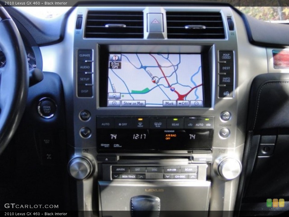 Black Interior Navigation for the 2010 Lexus GX 460 #73967156
