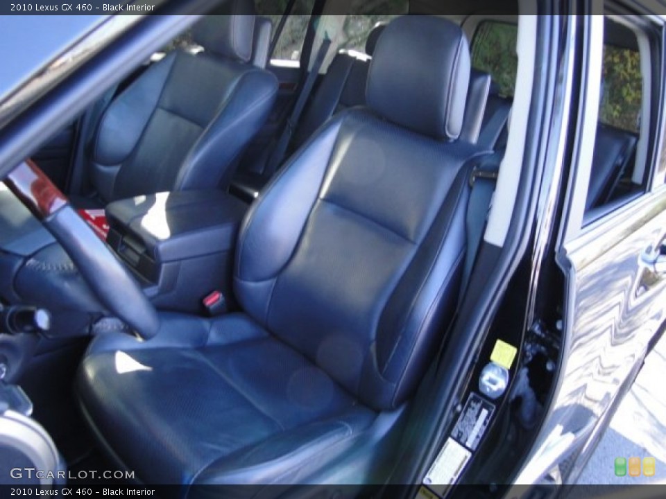 Black Interior Front Seat for the 2010 Lexus GX 460 #73967234