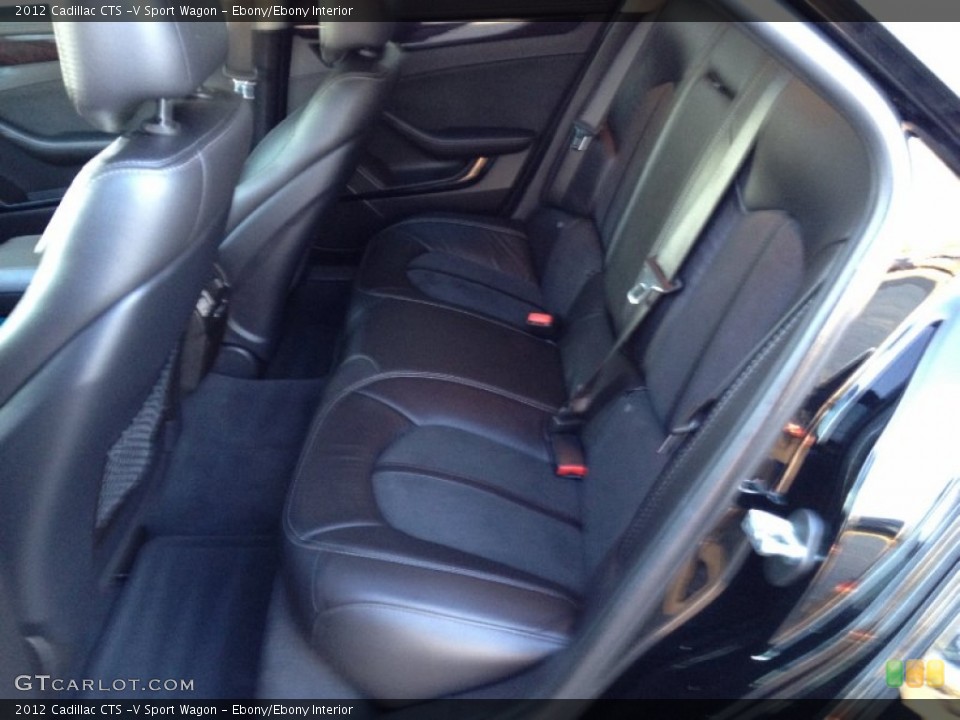 Ebony/Ebony Interior Rear Seat for the 2012 Cadillac CTS -V Sport Wagon #73967463