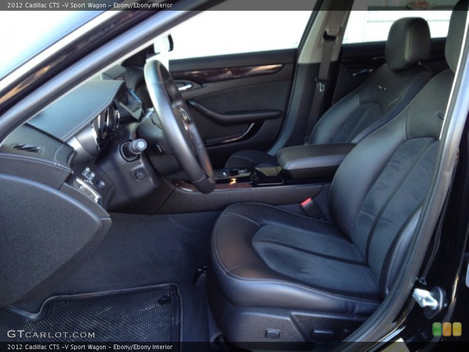 Ebony/Ebony Interior Front Seat for the 2012 Cadillac CTS -V Sport Wagon #73967518