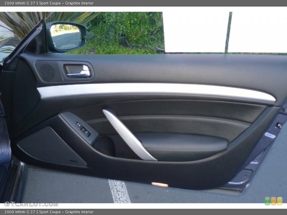 Graphite Interior Door Panel for the 2009 Infiniti G 37 S Sport Coupe #73967660