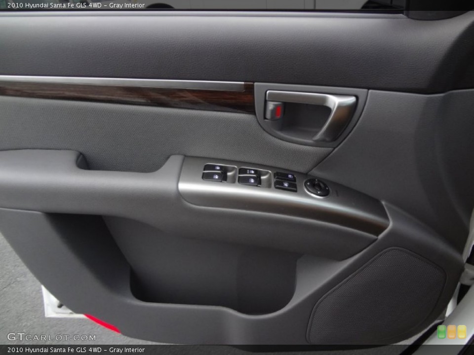 Gray Interior Door Panel for the 2010 Hyundai Santa Fe GLS 4WD #73968323