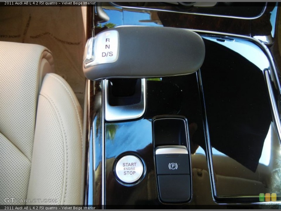 Velvet Beige Interior Transmission for the 2011 Audi A8 L 4.2 FSI quattro #73968905