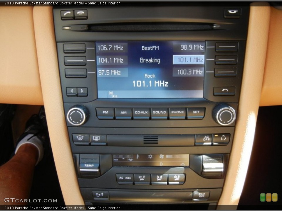 Sand Beige Interior Controls for the 2010 Porsche Boxster  #73969412