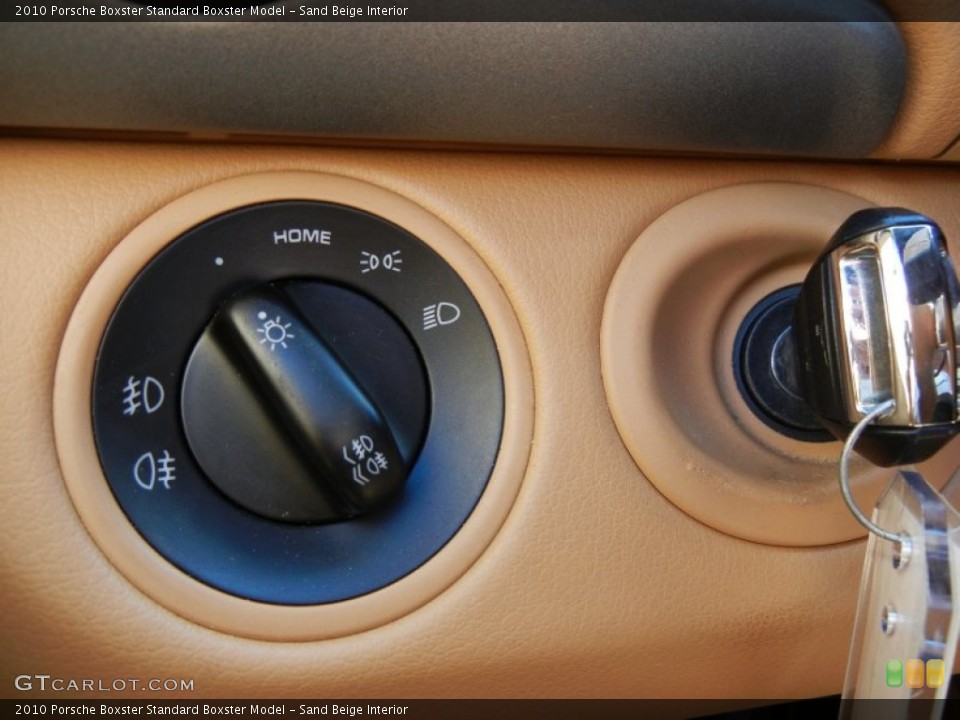 Sand Beige Interior Controls for the 2010 Porsche Boxster  #73969441