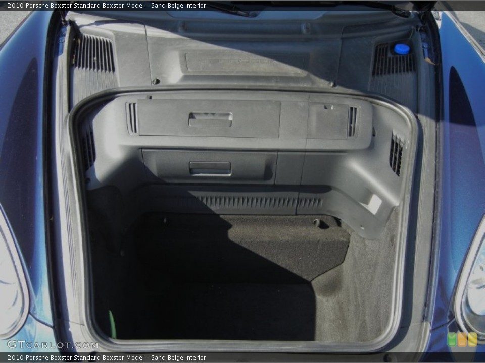 Sand Beige Interior Trunk for the 2010 Porsche Boxster  #73969478