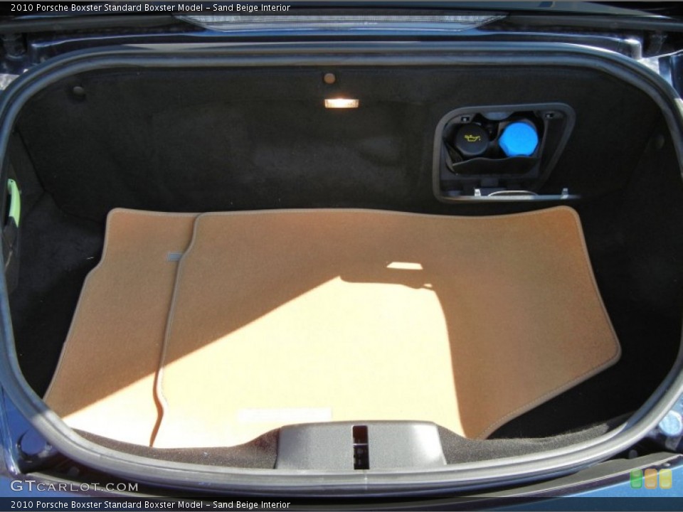 Sand Beige Interior Trunk for the 2010 Porsche Boxster  #73969494
