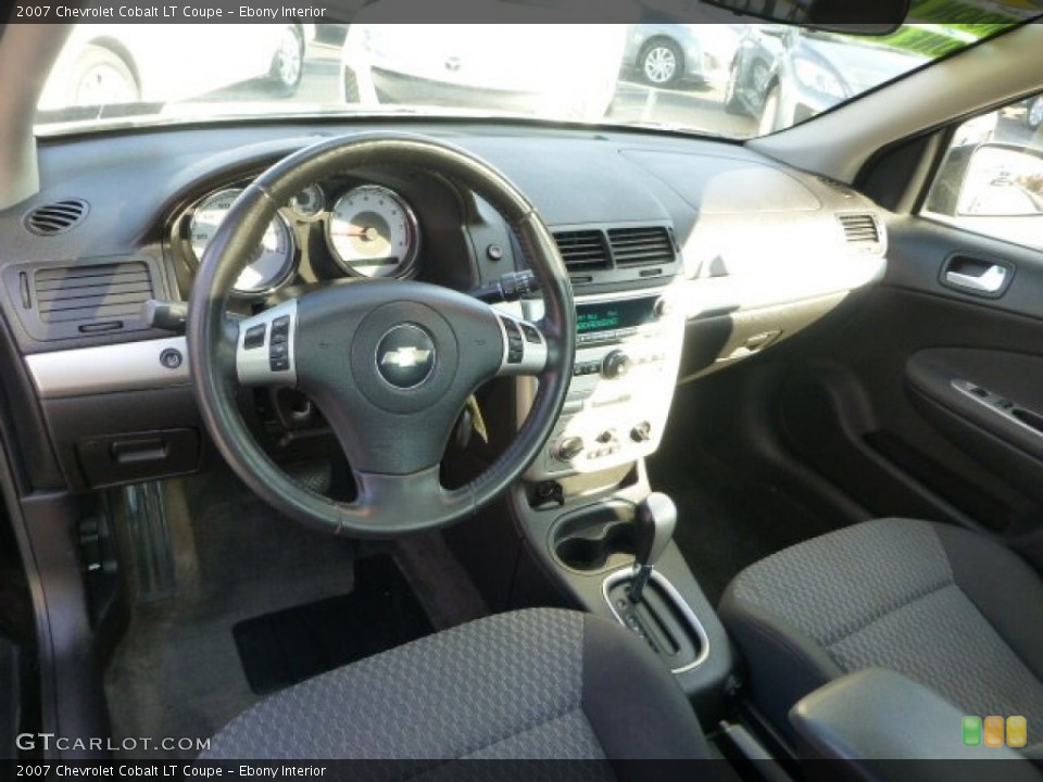 Ebony Interior Prime Interior for the 2007 Chevrolet Cobalt LT Coupe #73972571