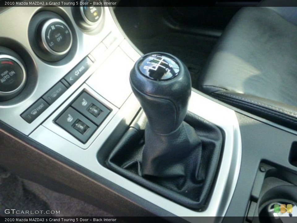 Black Interior Transmission for the 2010 Mazda MAZDA3 s Grand Touring 5 Door #73972958