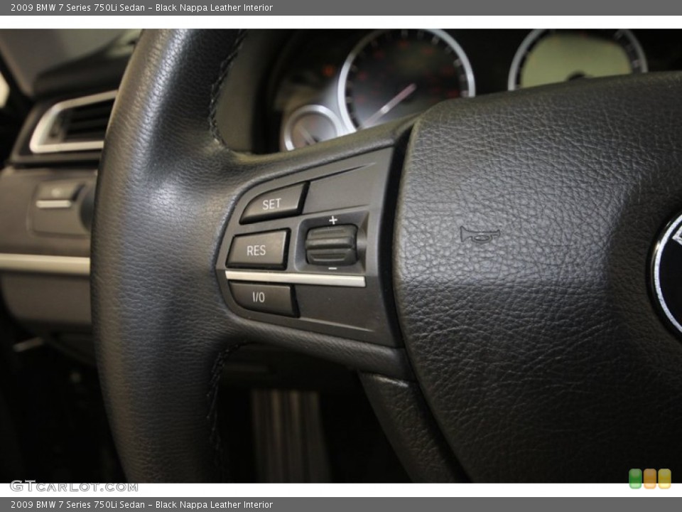 Black Nappa Leather Interior Controls for the 2009 BMW 7 Series 750Li Sedan #73973641