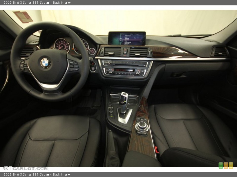 Black Interior Dashboard for the 2012 BMW 3 Series 335i Sedan #73974005
