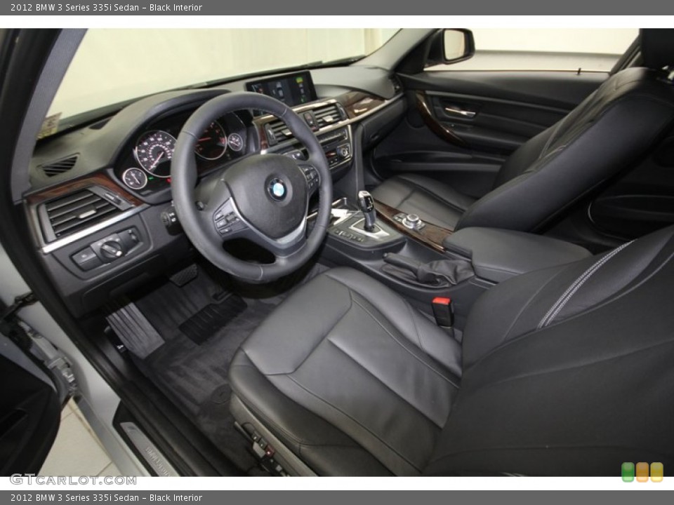 Black Interior Prime Interior for the 2012 BMW 3 Series 335i Sedan #73974121