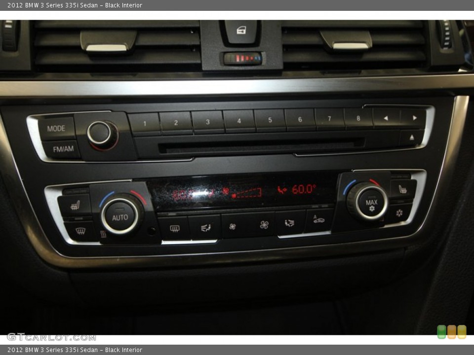 Black Interior Controls for the 2012 BMW 3 Series 335i Sedan #73974250