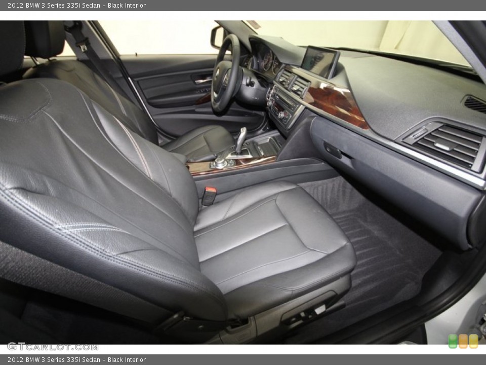 Black Interior Front Seat for the 2012 BMW 3 Series 335i Sedan #73974473