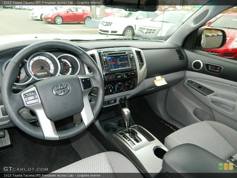 Graphite Interior Prime Interior for the 2013 Toyota Tacoma SR5 Prerunner Access Cab #73975354