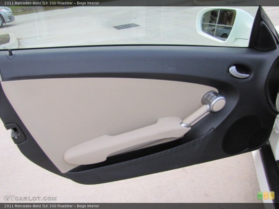 Beige Interior Door Panel for the 2011 Mercedes-Benz SLK 300 Roadster #73975802