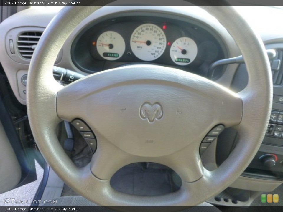 Mist Gray Interior Steering Wheel for the 2002 Dodge Caravan SE #73976111