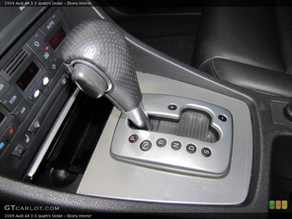Ebony Interior Transmission for the 2004 Audi A4 3.0 quattro Sedan #73976280