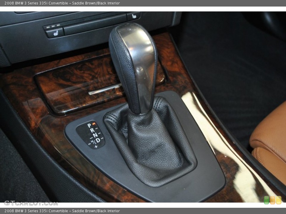 Saddle Brown/Black Interior Transmission for the 2008 BMW 3 Series 335i Convertible #73977776