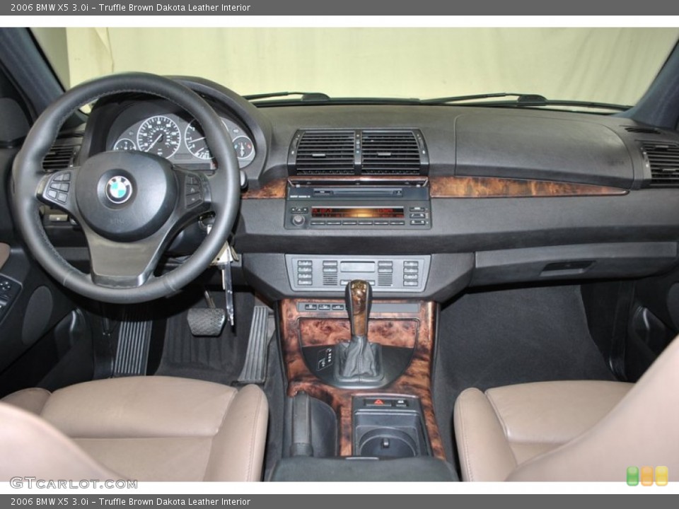 Truffle Brown Dakota Leather Interior Dashboard for the 2006 BMW X5 3.0i #73978511