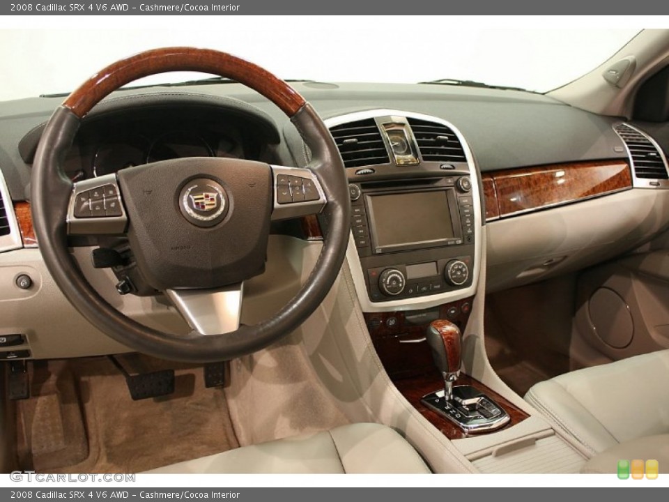 Cashmere/Cocoa Interior Dashboard for the 2008 Cadillac SRX 4 V6 AWD #73978610