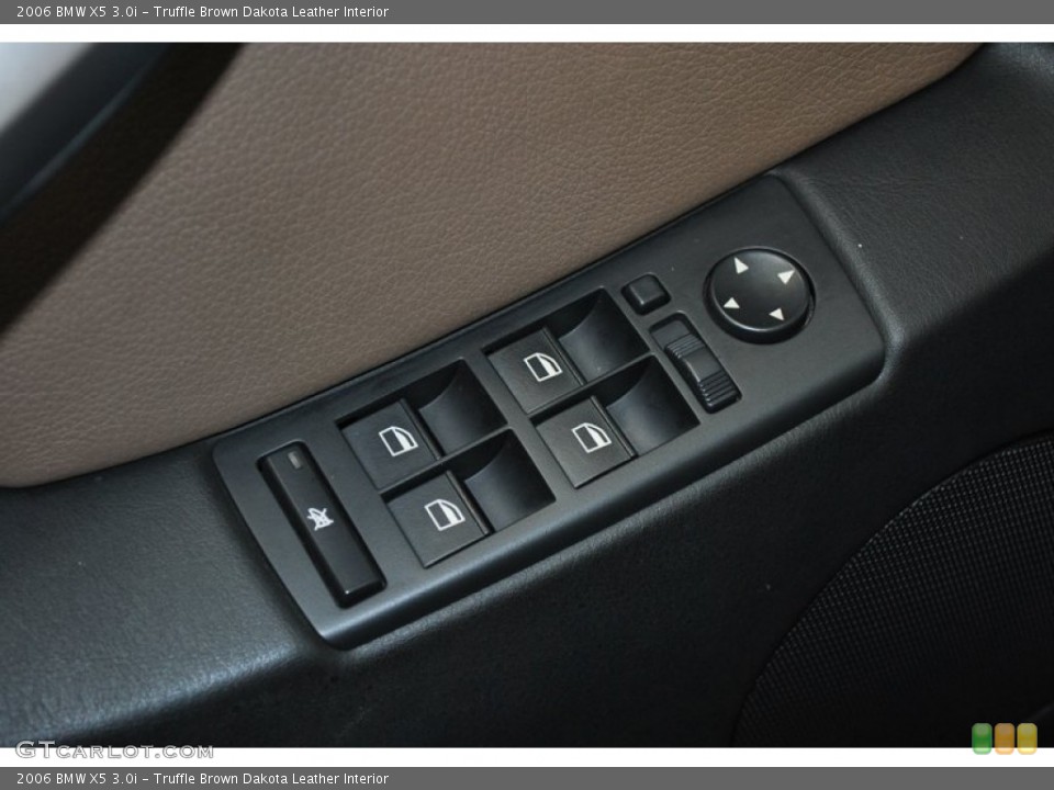 Truffle Brown Dakota Leather Interior Controls for the 2006 BMW X5 3.0i #73978652