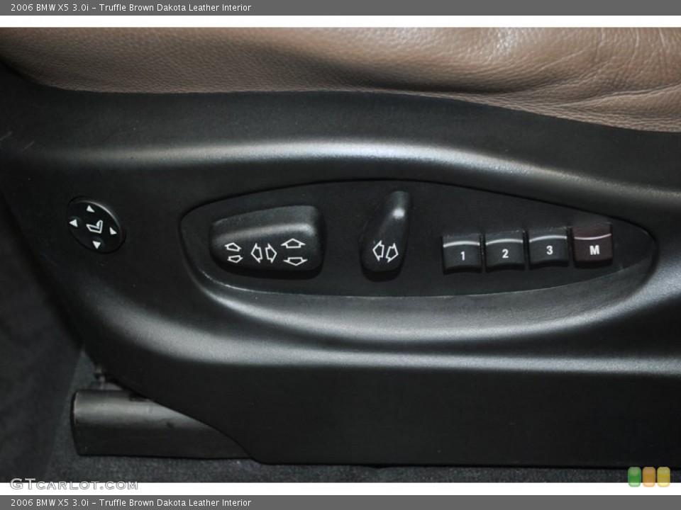 Truffle Brown Dakota Leather Interior Controls for the 2006 BMW X5 3.0i #73978664