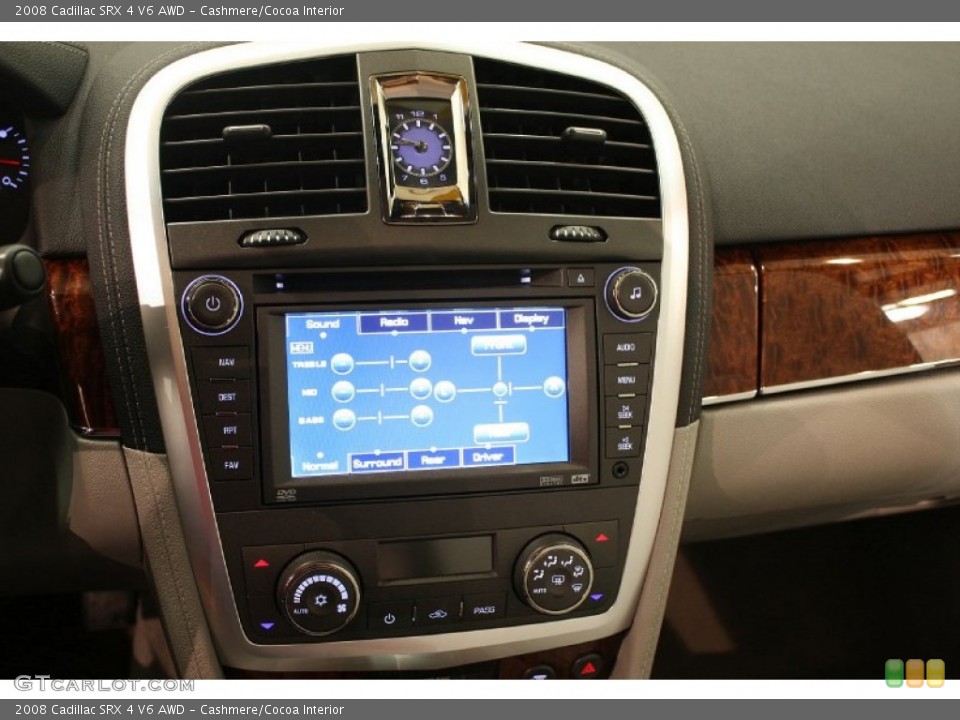Cashmere/Cocoa Interior Controls for the 2008 Cadillac SRX 4 V6 AWD #73978673