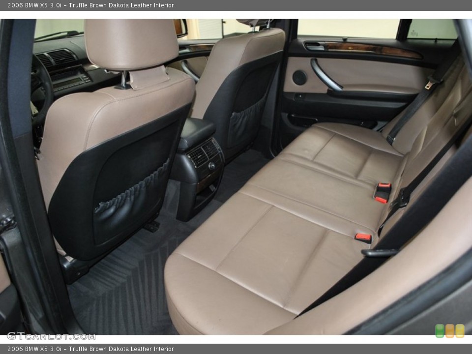 Truffle Brown Dakota Leather Interior Rear Seat for the 2006 BMW X5 3.0i #73978772