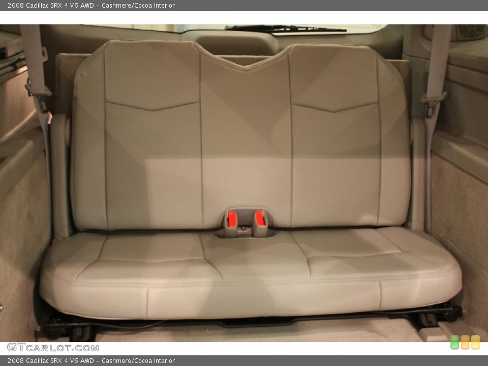Cashmere/Cocoa Interior Rear Seat for the 2008 Cadillac SRX 4 V6 AWD #73978802
