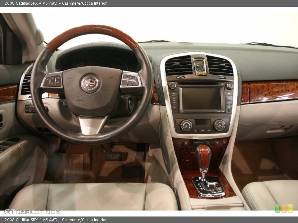 Cashmere/Cocoa Interior Dashboard for the 2008 Cadillac SRX 4 V6 AWD #73978823