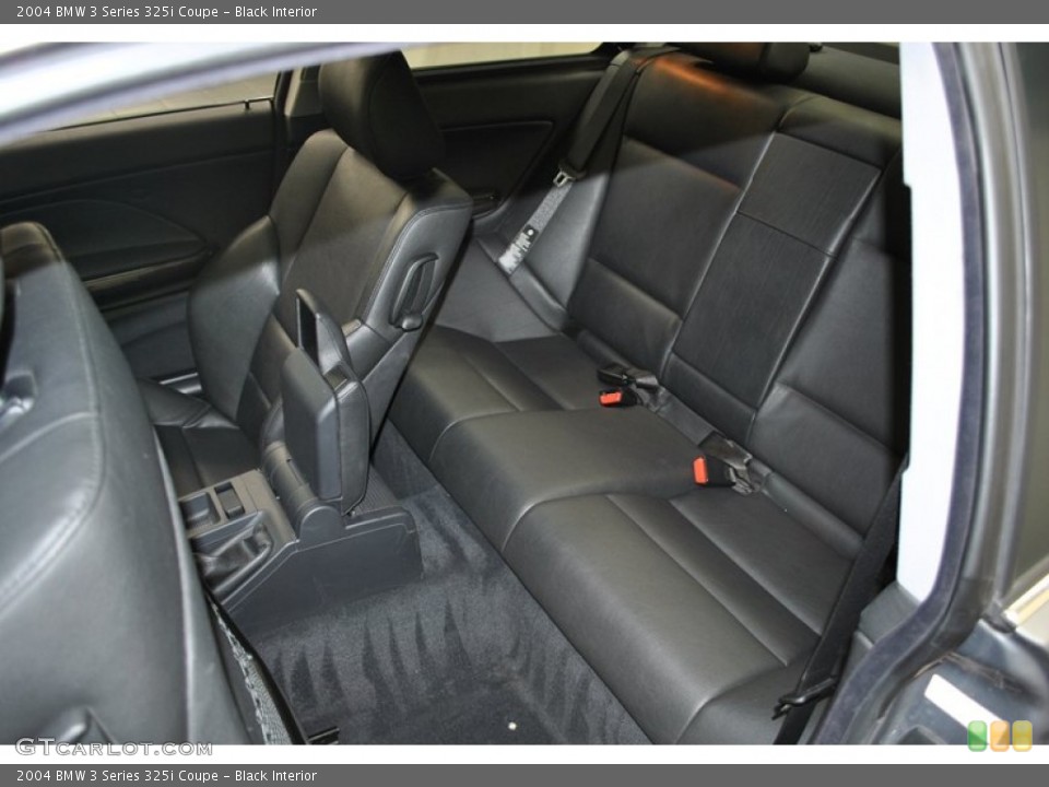 Black Interior Rear Seat for the 2004 BMW 3 Series 325i Coupe #73979850
