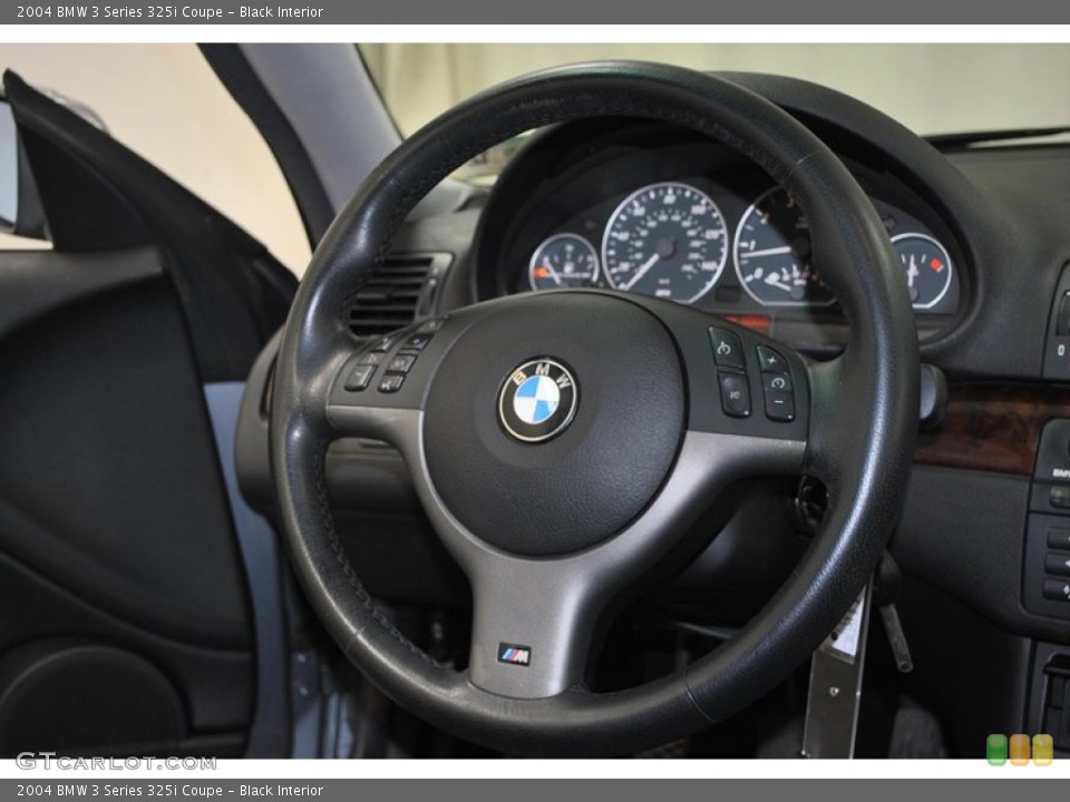 Black Interior Steering Wheel for the 2004 BMW 3 Series 325i Coupe #73979930