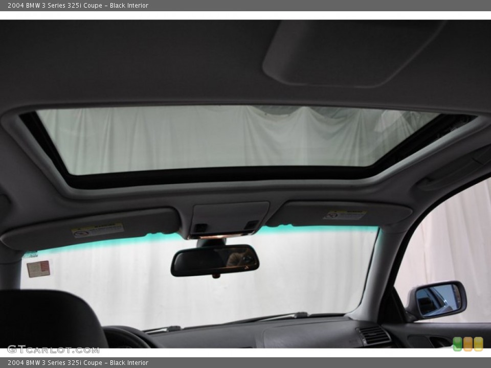 Black Interior Sunroof for the 2004 BMW 3 Series 325i Coupe #73979939