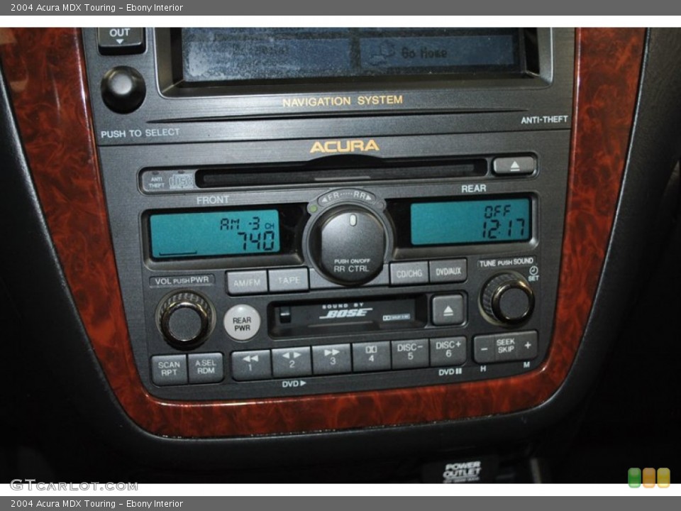 Ebony Interior Controls for the 2004 Acura MDX Touring #73980170
