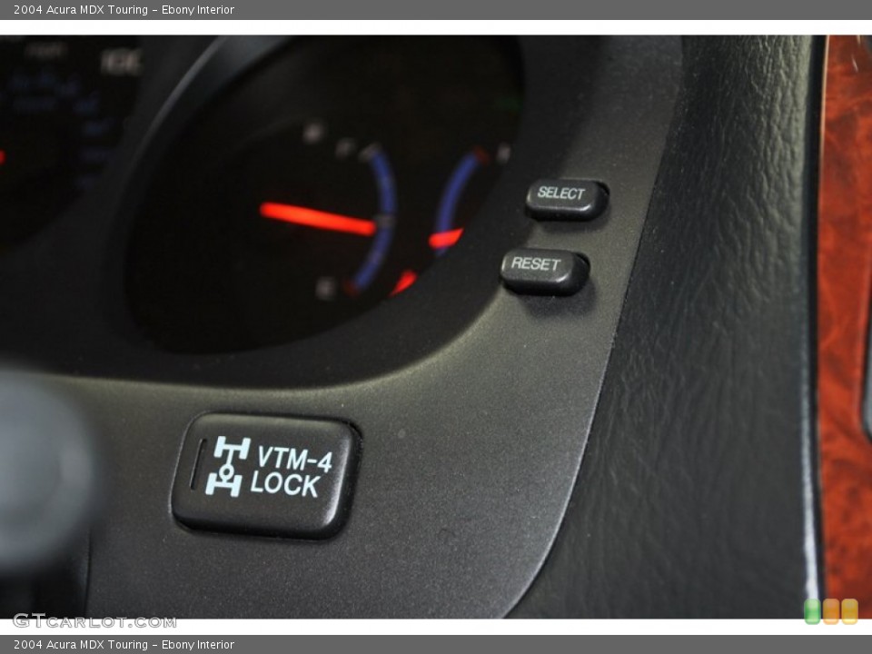 Ebony Interior Controls for the 2004 Acura MDX Touring #73980203