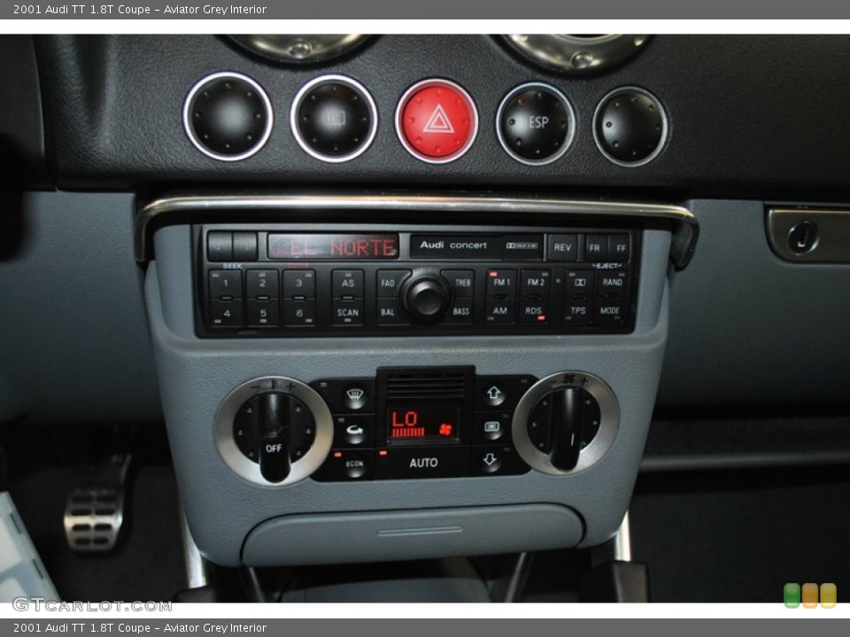 Aviator Grey Interior Controls for the 2001 Audi TT 1.8T Coupe #73980629