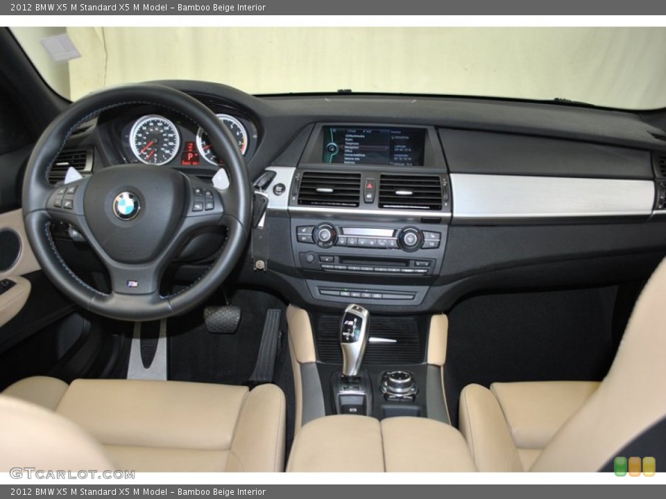 Bamboo Beige Interior Dashboard for the 2012 BMW X5 M  #73981320
