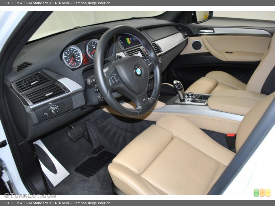 Bamboo Beige Interior Prime Interior for the 2012 BMW X5 M  #73981373