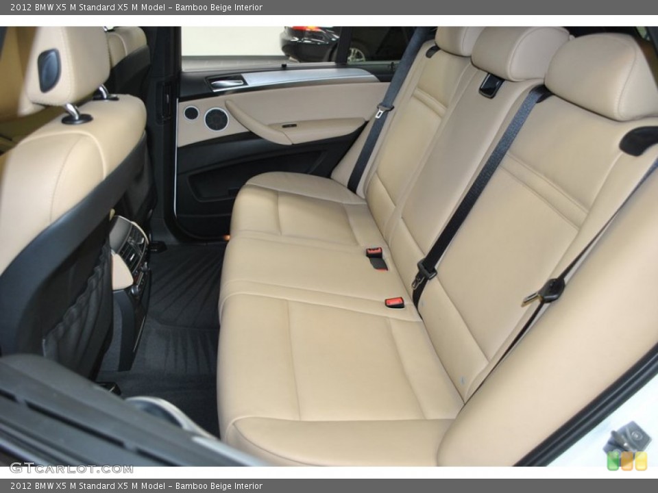 Bamboo Beige Interior Rear Seat for the 2012 BMW X5 M  #73981379