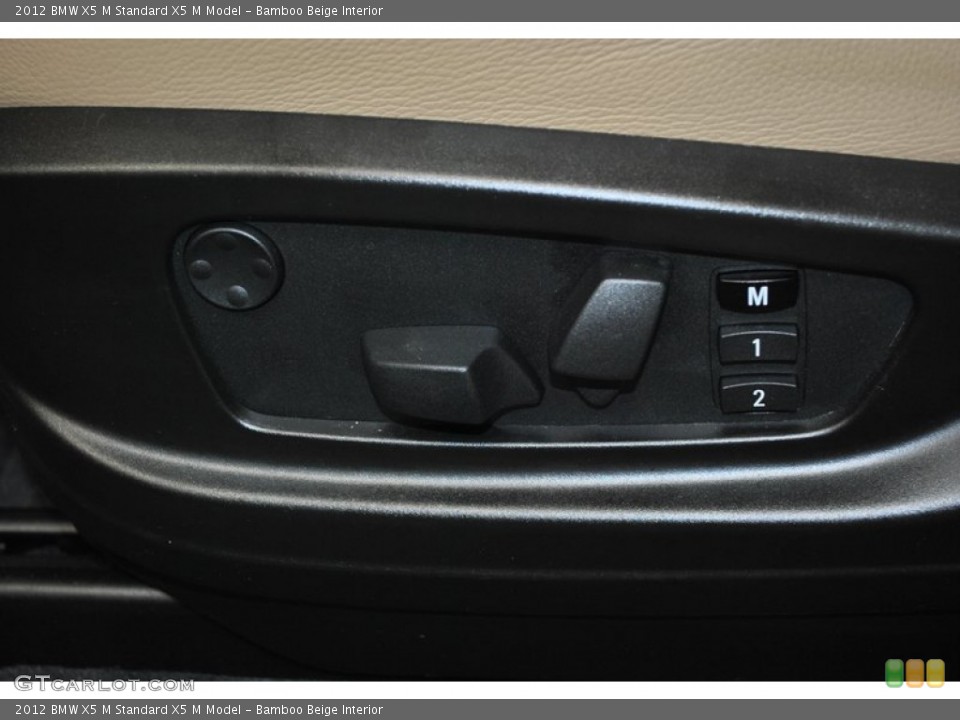 Bamboo Beige Interior Controls for the 2012 BMW X5 M  #73981397