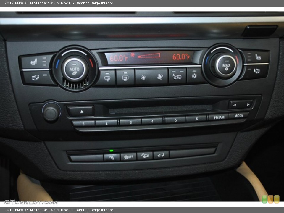 Bamboo Beige Interior Controls for the 2012 BMW X5 M  #73981427