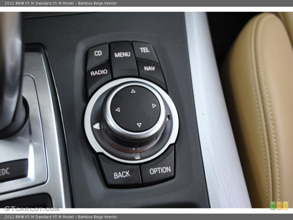 Bamboo Beige Interior Controls for the 2012 BMW X5 M  #73981436