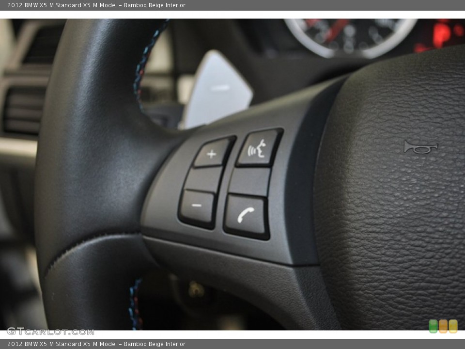 Bamboo Beige Interior Controls for the 2012 BMW X5 M  #73981459
