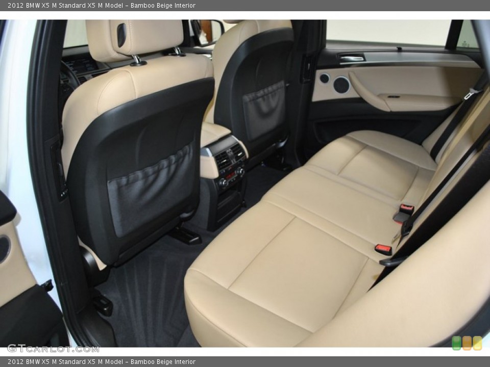 Bamboo Beige Interior Rear Seat for the 2012 BMW X5 M  #73981465