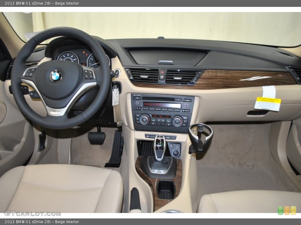 Beige Interior Dashboard for the 2013 BMW X1 sDrive 28i #73982229