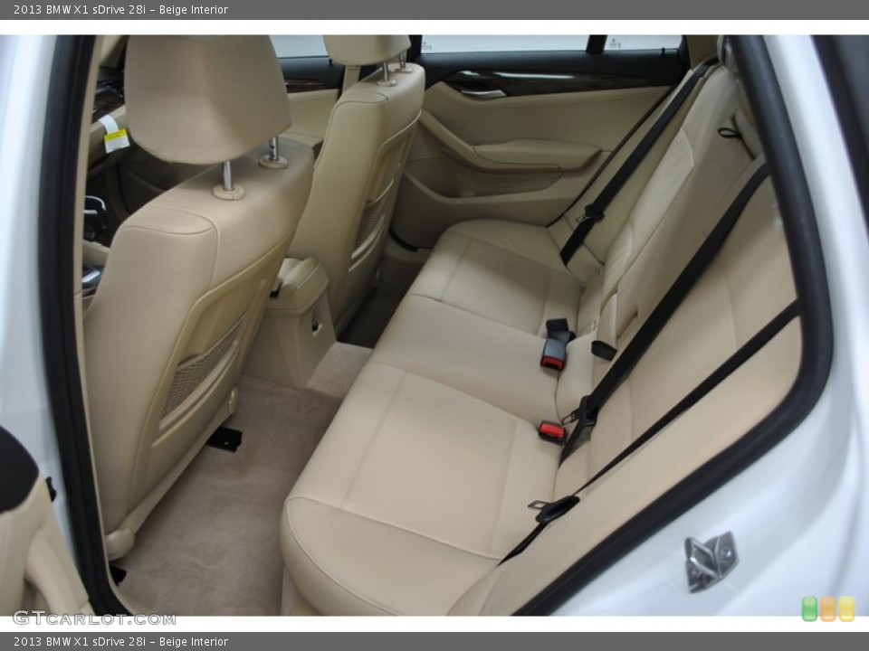Beige Interior Rear Seat for the 2013 BMW X1 sDrive 28i #73982276