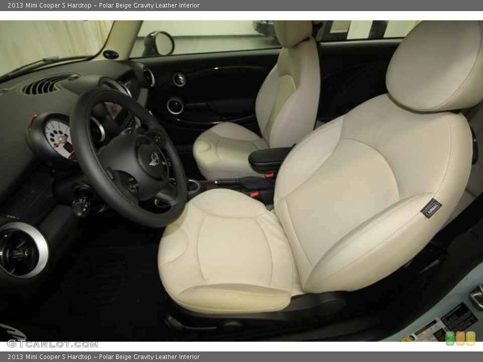 Polar Beige Gravity Leather Interior Photo for the 2013 Mini Cooper S Hardtop #73982504